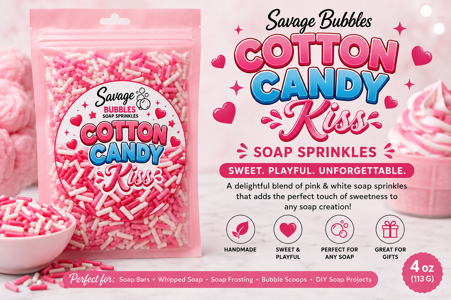 Savage Bubbles Soap Sprinkles