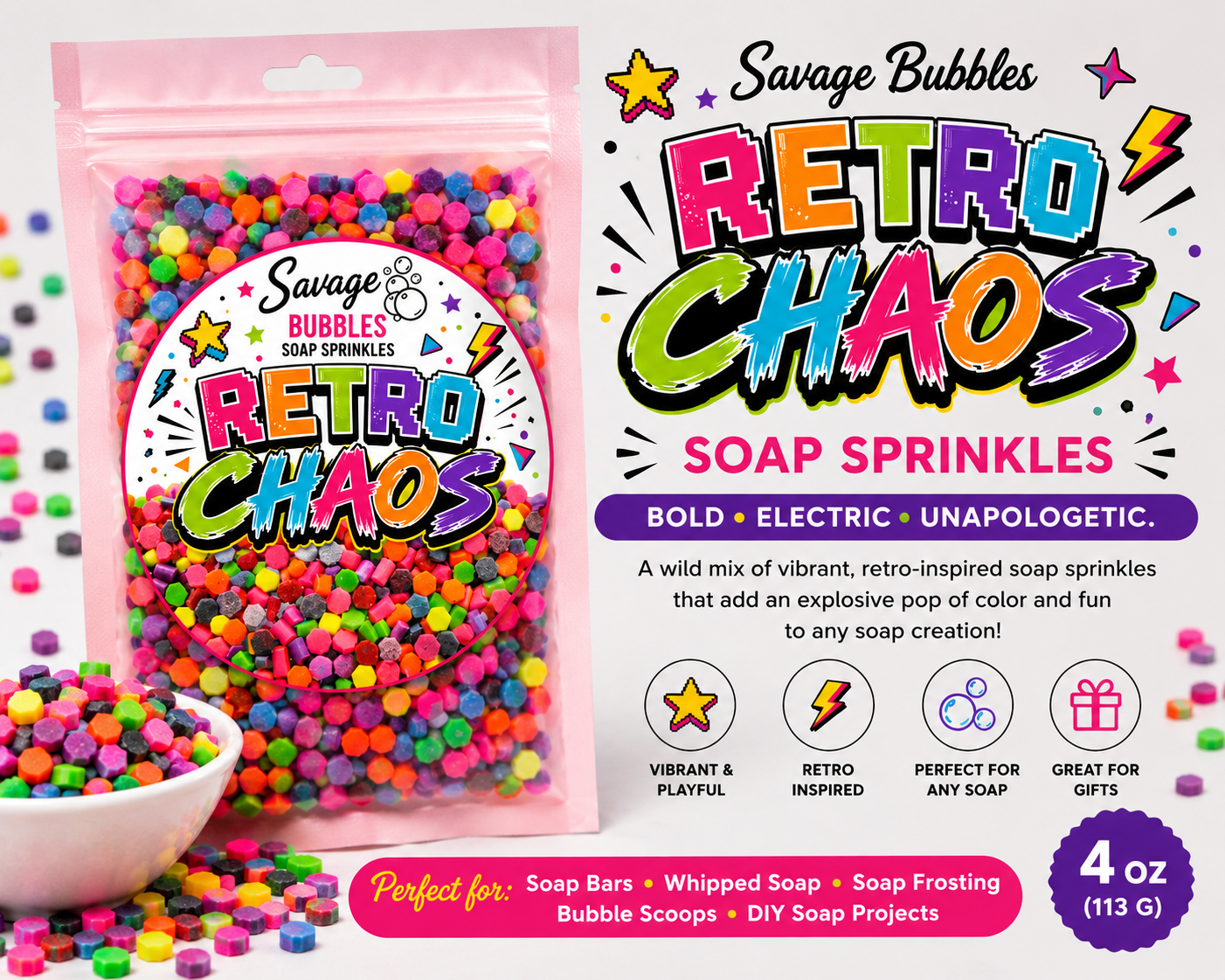 Savage Bubbles Soap Sprinkles