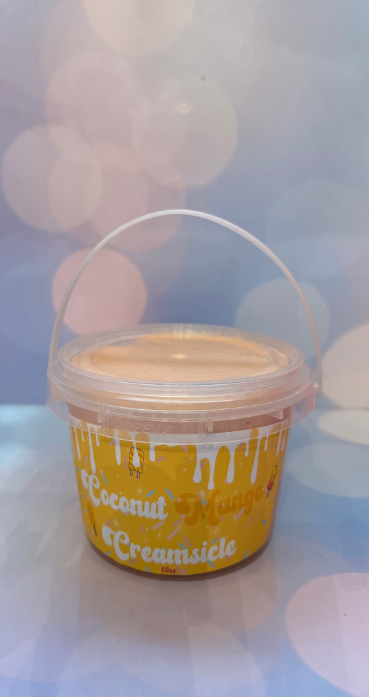 Butter Me Beautiful's Coconut Mango Creamsicle Foaming Butter Scrub
