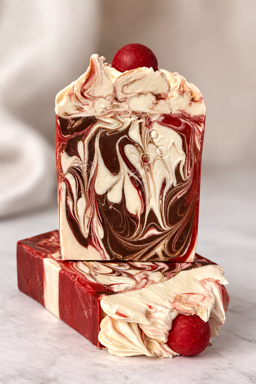 Cherry Cream Decadence Bar 🍒🍫