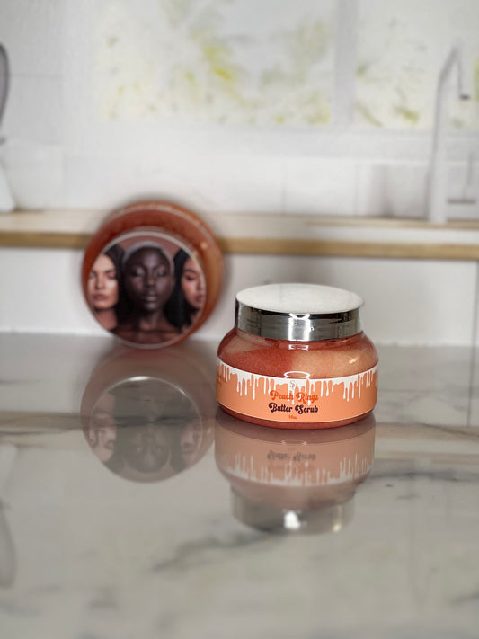 Butter Me Beautiful's Peach Rings Foaming Scrub