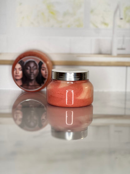 Butter Me Beautiful's Peach Rings Foaming Scrub